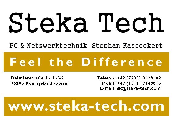 Steka Tech PC & Netzwerktechnik Stephan Kasseckert in Stein Gemeinde Königsbach Stein - Logo