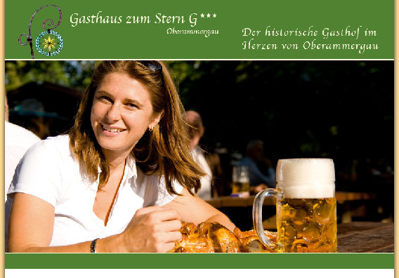 Gasthaus zum Stern in Oberammergau - Logo