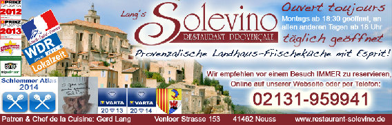 Solevino - Restaurant Provençale, Inh. Gerd Lang in Neuss - Logo