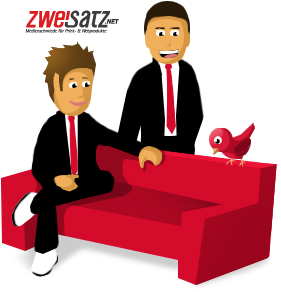 Zweisatz Medienschmiede für Print- & Webprodukte in Berlin - Logo