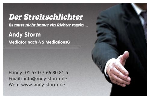 Andy Storm, Mediator in Wahnbek Gemeinde Rastede - Logo