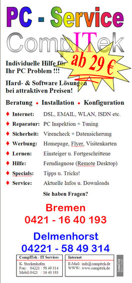 CompiTek IT-Services Weyhe Syke Bremen in Lahausen Gemeinde Weyhe - Logo