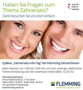 Flemming Dental Waren in Waren Müritz - Logo
