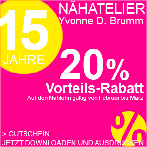 Nähatelier Yvonne D. Brumm in Gaildorf - Logo