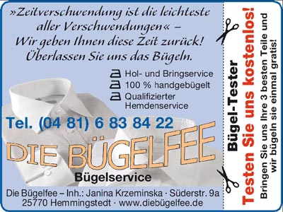 DIEBÜGELFEE Inh.: Janina Krzeminska in Hemmingstedt - Logo