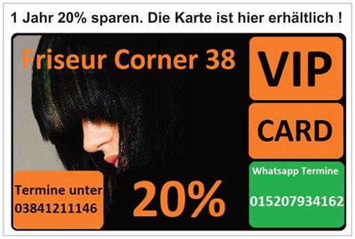 Friseur Corner 38 in Wismar in Mecklenburg - Logo