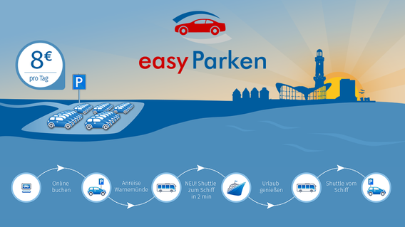 easy Parken in Warnemünde Stadt Rostock - Logo