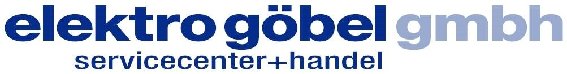 elektro göbel GmbH >> U & W GmbH 63179 Obertshausen in Offenbach am Main - Logo