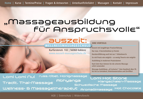 auszeit: Wellnessmassagen & Halawa in Koblenz am Rhein - Logo