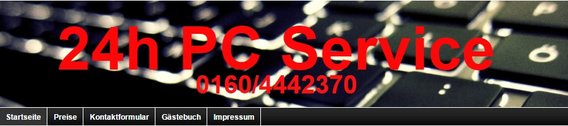 24h PC Service in Petersaurach - Logo
