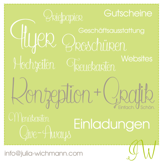 Julia Wichmann Konzeption & Grafik in Hameln - Logo