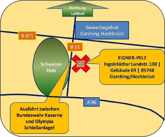Eigner-Pelz in Hochbrück Gemeinde Garching - Logo