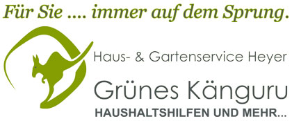 Grünes Känguru Haus- & Gartenservice Heyer in Offenbach am Main - Logo