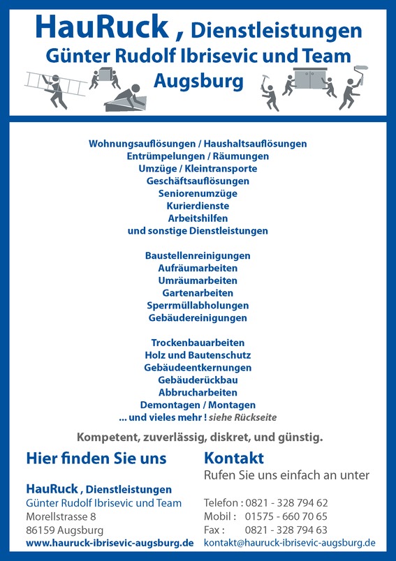 Hauruck Umzüge Guenter Ibrisevic und Team Augsburg in Augsburg - Logo