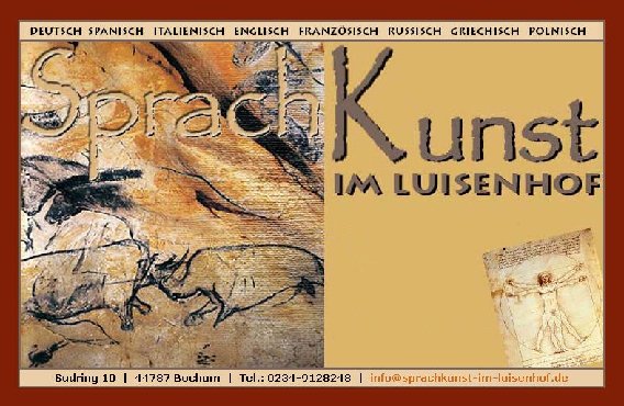 SprachKunst im Luisenhof in Bochum - Logo