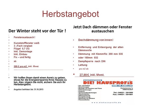 Die! Hausprofis in Jagel - Logo