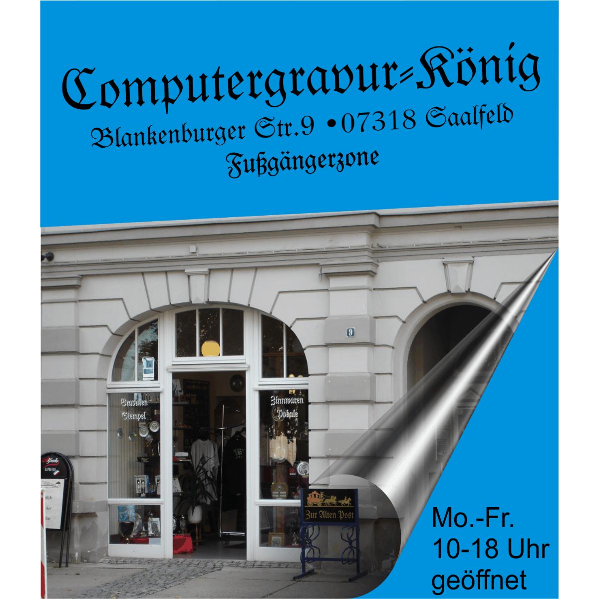 Computergravur-König in Saalfeld an der Saale - Logo