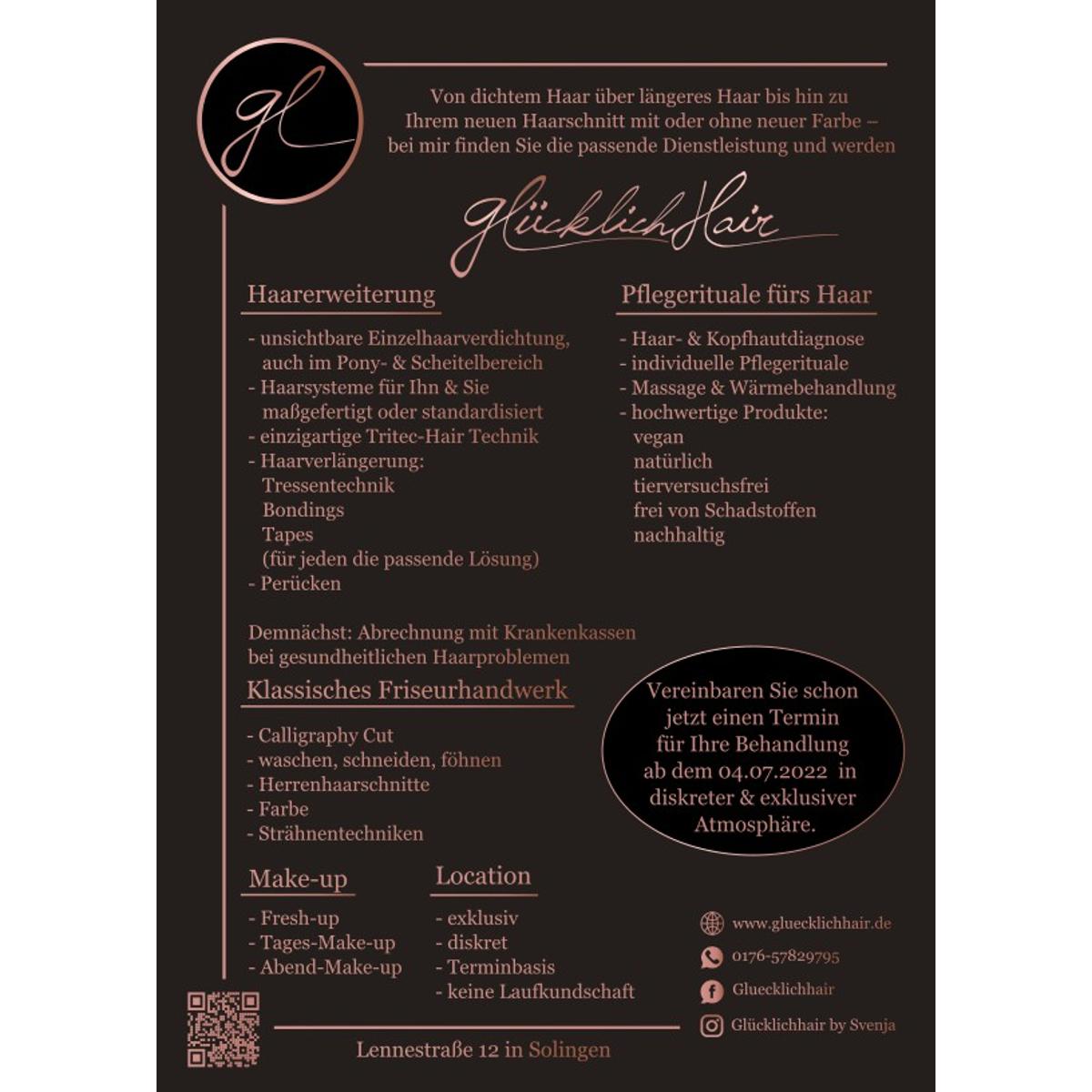 glücklichHair by Svenja Glaschke in Solingen - Logo