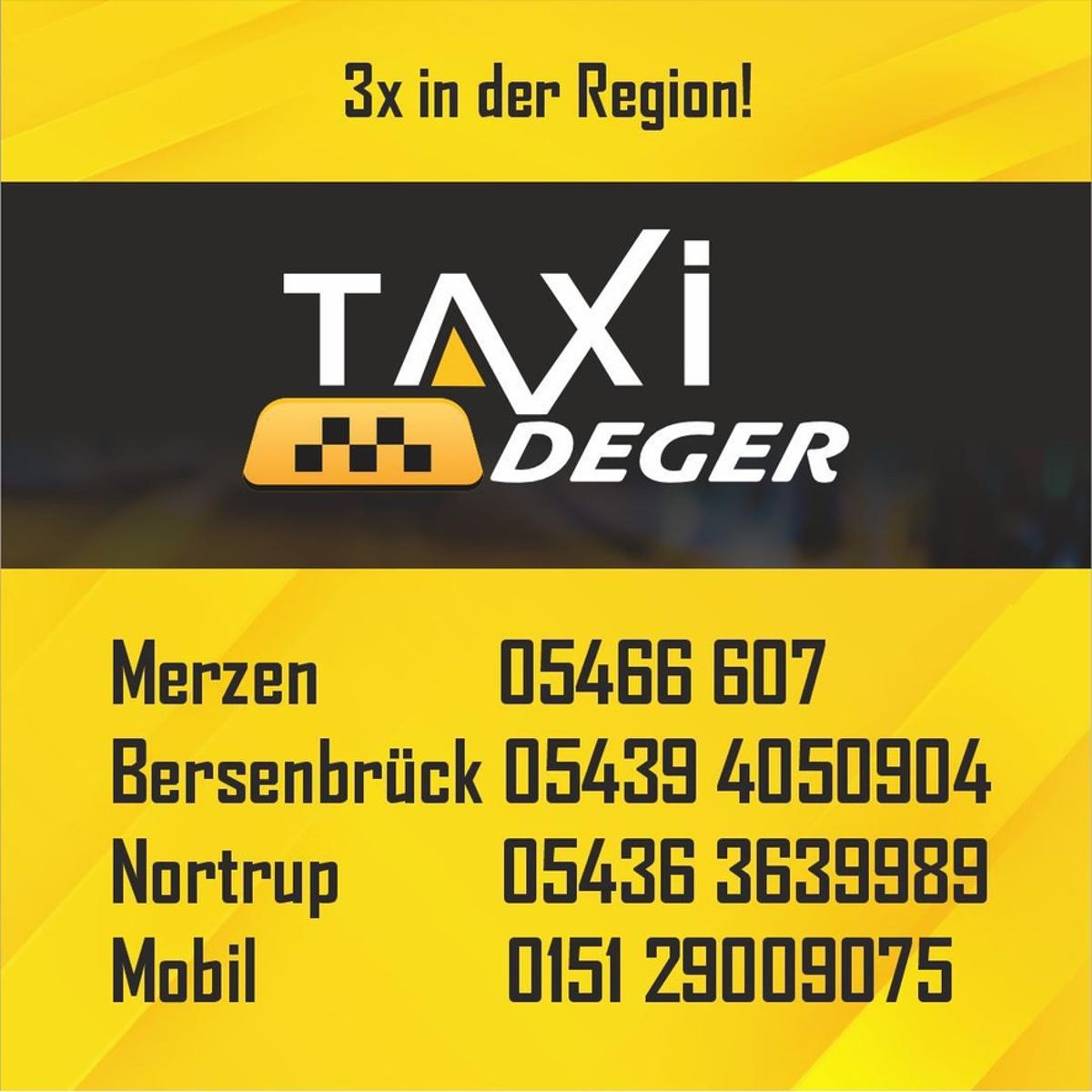 Taxi Deger in Bersenbrück - Logo