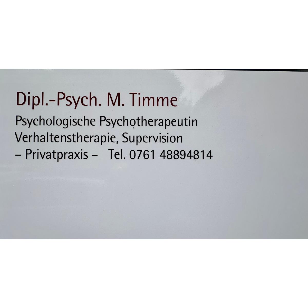 Privatpraxis Timme, Verhaltenstherapie, Supervision in Freiburg im Breisgau - Logo
