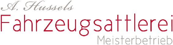 Fahrzeugsattlerei A. Hussels in Burscheid im Rheinland - Logo