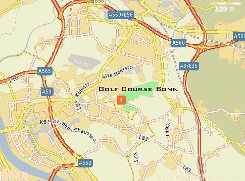 Golf Course Bonn in Hangelar Stadt Sankt Augustin - Logo