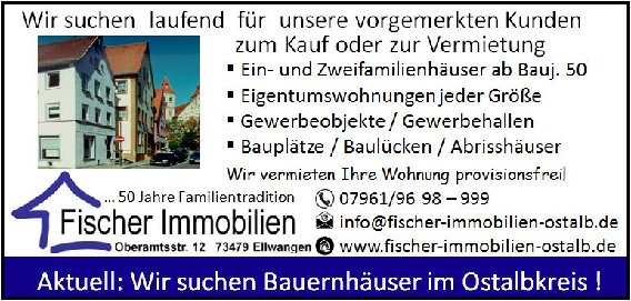 Fischer Immobilien in Ellwangen Jagst - Logo