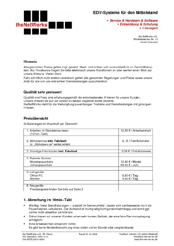 theNetWorks eK: 24/7 ITK-Systeme im Mittelstand in Gütersloh - Logo