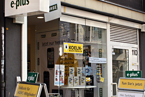BASE / E-Plus Shop Eigelstein in Köln - Logo