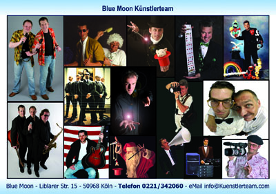 BLUE MOON Künstlerteam in Köln - Logo
