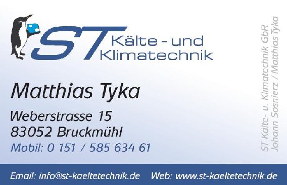 ST Kälte - und Klimatechnik in Bruckmühl an der Mangfall - Logo