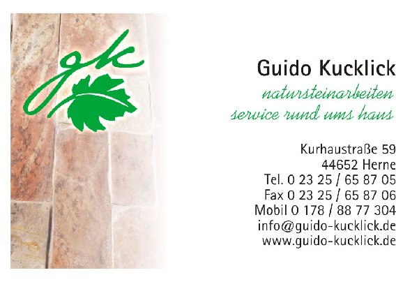 Guido Kucklick - Garten- & Landschaftsbau - Natursteinarbeiten & Service rund ums Haus in Herne - Logo
