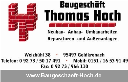 Baugeschäft Thomas Hoch in Goldkronach - Logo