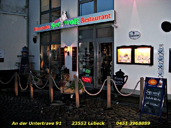 Seewolf - Bierstube & Restaurant in Lübeck - Logo