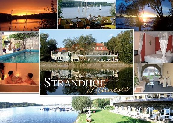 Hotel Strandhof Möhnesee Pension FeWo's Hotel in Wamel Gemeinde Möhnesee - Logo