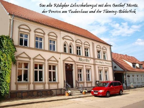 Gasthof und Hotel Moritz in Rädigke Gemeinde Rabenstein Fläming - Logo