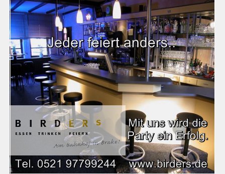 BIRDERS Gaststätte in Brake Stadt Bielefeld - Logo