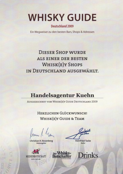 ca. 500 Whisky u.a. Spirituosen Fachhandel Kühn in Dresden - Logo