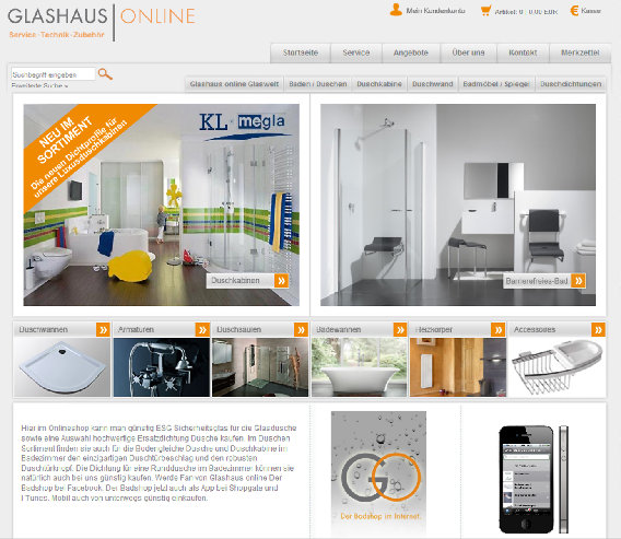 Glashaus online in Lengerich in Westfalen - Logo