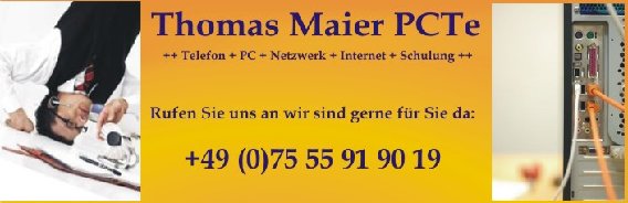 Thomas Maier PCTe in Lellwangen Gemeinde Deggenhausertal - Logo