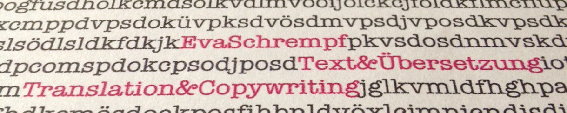 Eva Schrempf - Text & Übersetzung in Hamburg - Logo