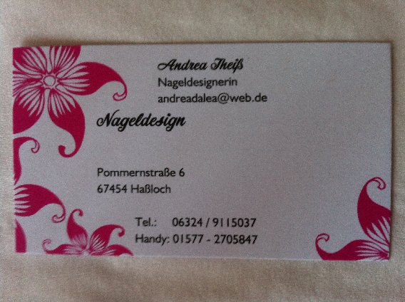 Nageldesign Andrea Theiß in Haßloch - Logo