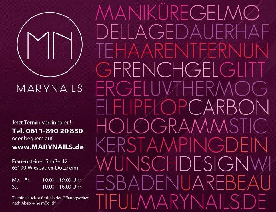 MaryNails Nagelstudio in Wiesbaden - Logo