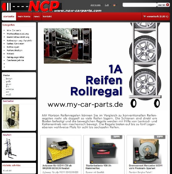 NCP New Carpart Auto Werkstattbedarf Werkstattausrüstung in Berlin - Logo
