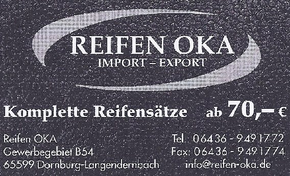 Reifen OKA in Dornburg in Hessen - Logo