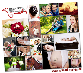 GomollDesign - Fotografie/Fotostudio in Falkensee - Logo