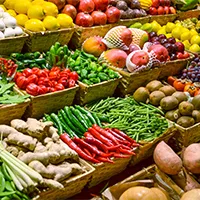 Obst und Gemüse-Läden