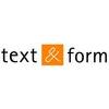 text & form GmbH in Berlin - Logo