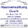 Hausverwaltung Guzik in Lünen - Logo