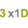 3x1D in Meerbusch - Logo